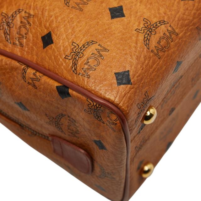 エム シー エム ヴィセトス モノグラム ハンドバッグ ショルダーバッグ 2WAY ブラウン レザー レディース MCM 【中古】_6