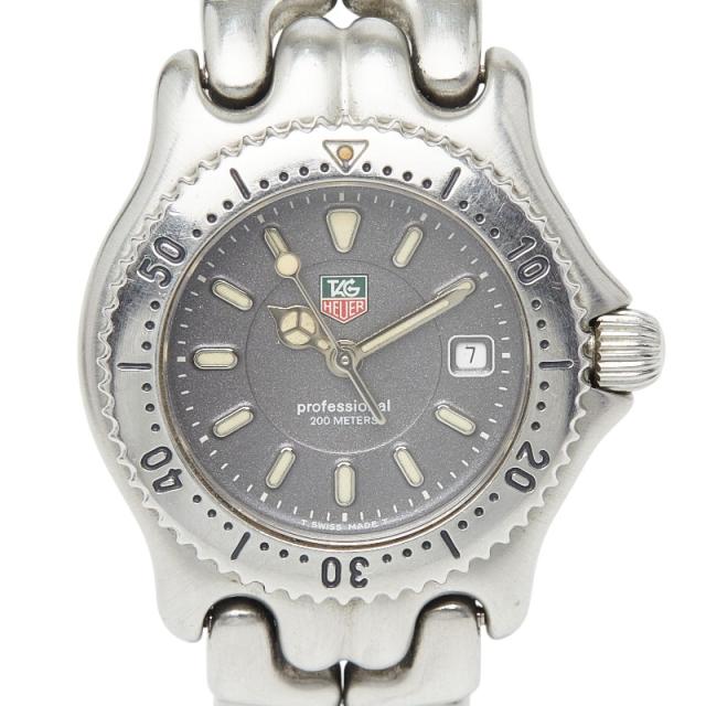 タグホイヤー セル 腕時計 WG1313-0 クオーツ グレー文字盤 ステンレススチール レディース TAG HEUER 【中古】