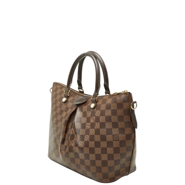 ルイ ヴィトン ダミエ シエナ MM ハンドバッグ ショルダーバッグ 2WAY N41546 ブラウン PVC レザー レディース LOUIS VUITTON 【中古】_1