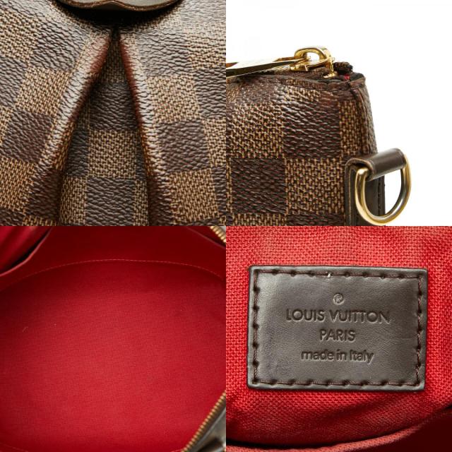 ルイ ヴィトン ダミエ シエナ MM ハンドバッグ ショルダーバッグ 2WAY N41546 ブラウン PVC レザー レディース LOUIS VUITTON 【中古】_8