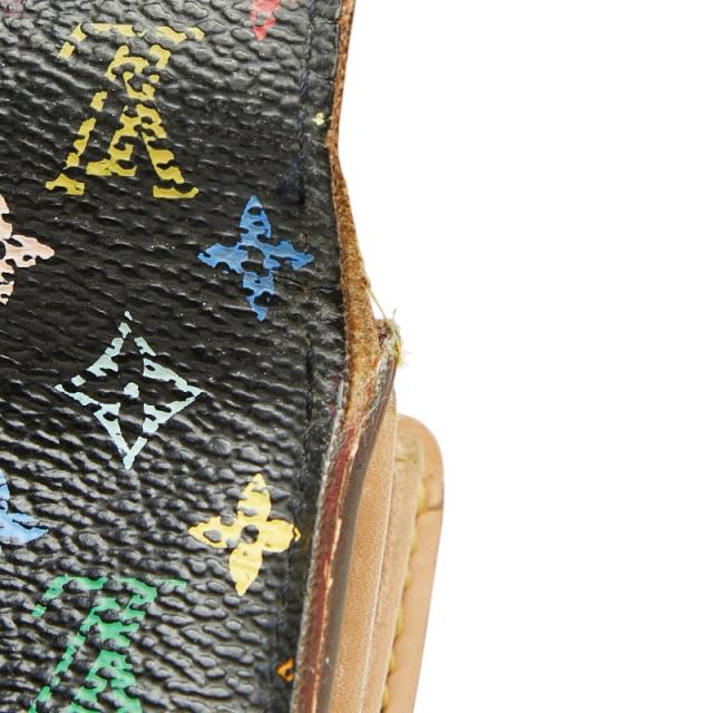 ルイ ヴィトン モノグラム マルチカラー ポルトフォイユ サラ 長財布 M93533 ノワール ブラック PVC レザー LOUIS VUITTON 【中古】_5