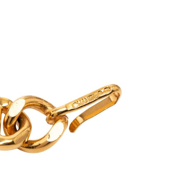 シャネル ココマーク 31 Rue Cambon ロゴ ヴィンテージ コイン プレート チェーンベルト ゴールド メッキ レディース CHANEL 【中古】_3