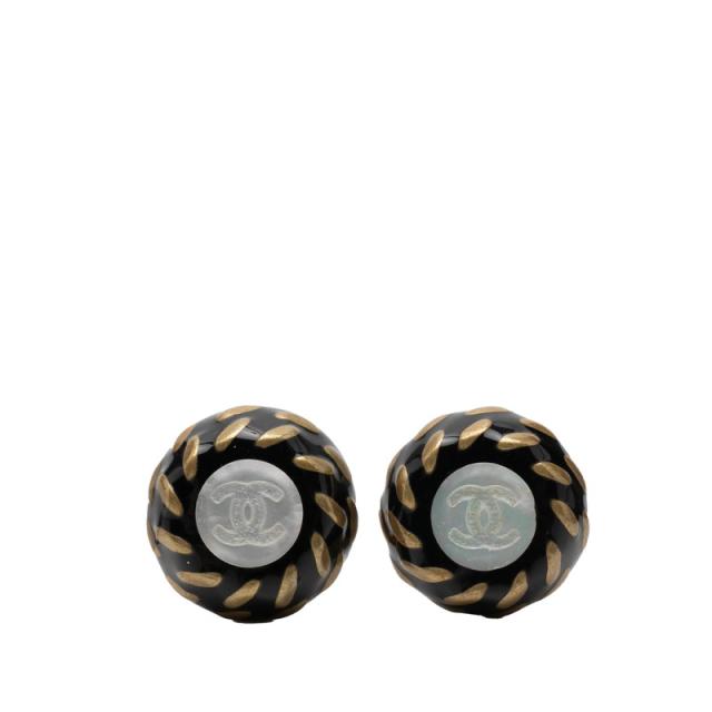 シャネル ココマーク イヤリング ゴールド ブラック メッキ レディース CHANEL 【中古】 29,156円