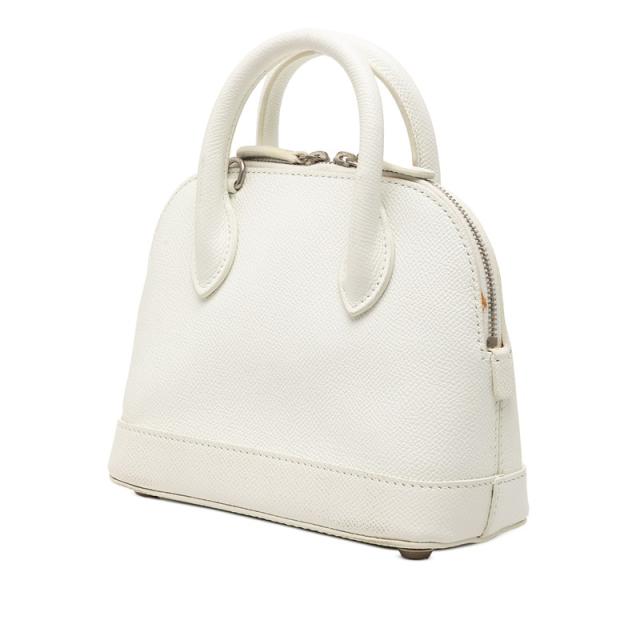 バレンシアガ ヴィル トップハンドル XXS ハンドバッグ ショルダーバッグ 2WAY 550646 ホワイト レザー レディース BALENCIAGA 【中古】_1