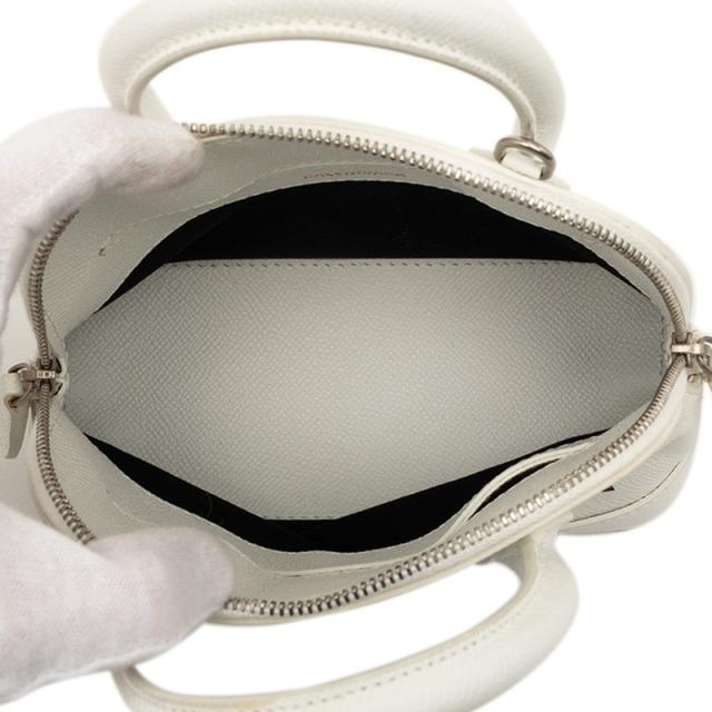 バレンシアガ ヴィル トップハンドル XXS ハンドバッグ ショルダーバッグ 2WAY 550646 ホワイト レザー レディース BALENCIAGA 【中古】_4