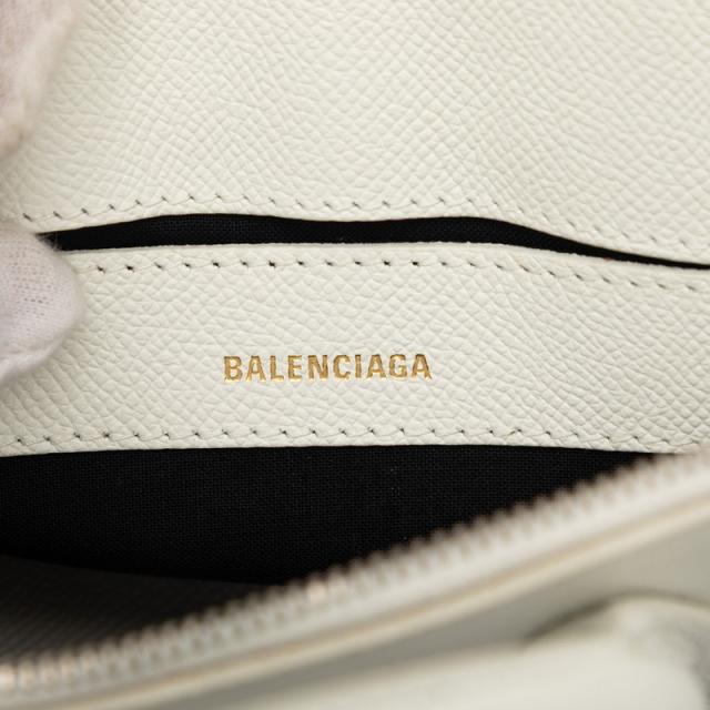 バレンシアガ ヴィル トップハンドル XXS ハンドバッグ ショルダーバッグ 2WAY 550646 ホワイト レザー レディース BALENCIAGA 【中古】_5
