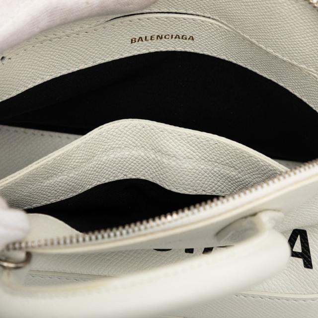 バレンシアガ ヴィル トップハンドル XXS ハンドバッグ ショルダーバッグ 2WAY 550646 ホワイト レザー レディース BALENCIAGA 【中古】_6