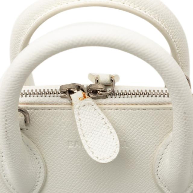 バレンシアガ ヴィル トップハンドル XXS ハンドバッグ ショルダーバッグ 2WAY 550646 ホワイト レザー レディース BALENCIAGA 【中古】_3