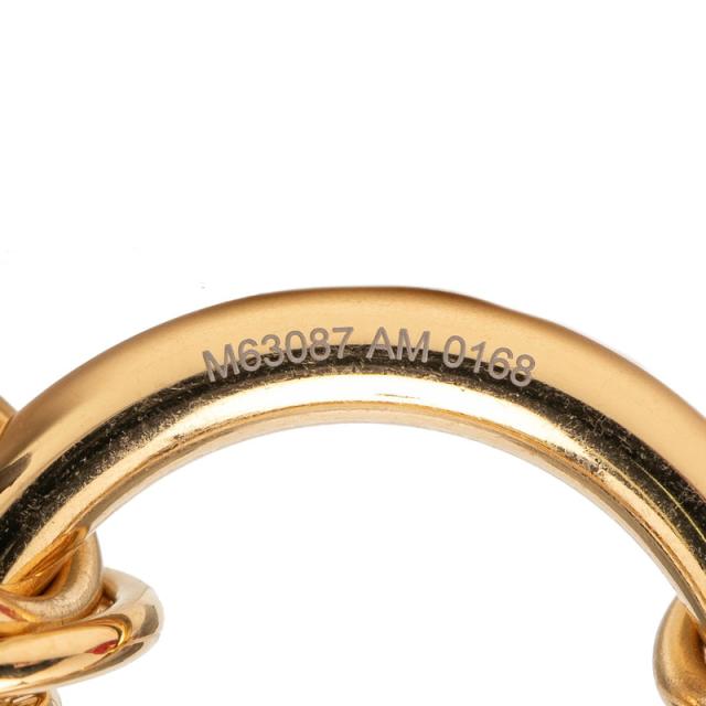 ルイ ヴィトン モノグラム ビジューサック フェティッシュ タッセル バッグチャーム M63087 レッド レザー LOUIS VUITTON【中古】_3