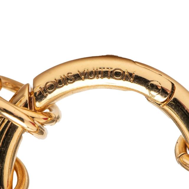 ルイ ヴィトン モノグラム ビジューサック フェティッシュ タッセル バッグチャーム M63087 レッド レザー LOUIS VUITTON【中古】_4