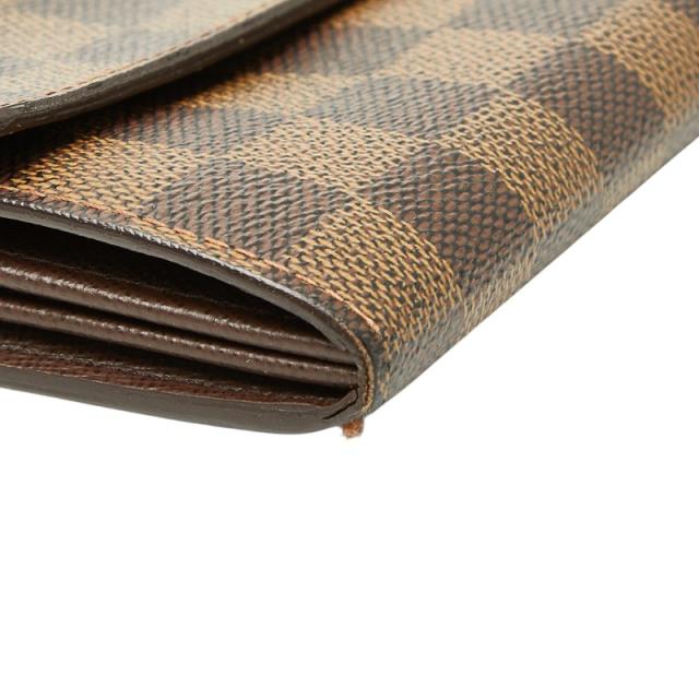 ルイ ヴィトン ダミエ ポルトモネ クレディ 長財布 N61725 ブラウン PVC メンズ LOUIS VUITTON 【中古】_4