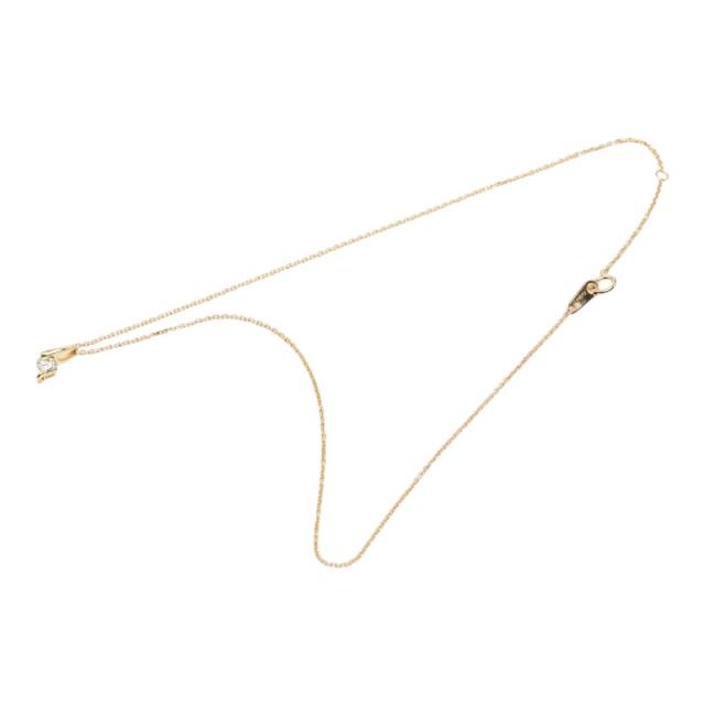 K18YG イエローゴールド ダイヤ0.28ct ネックレス レディース 中古_1