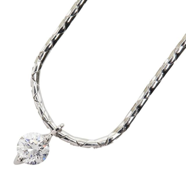 Pt850 プラチナ Pt プラチナ ダイヤ0.306ct ペンダント ネックレス レディース 中古