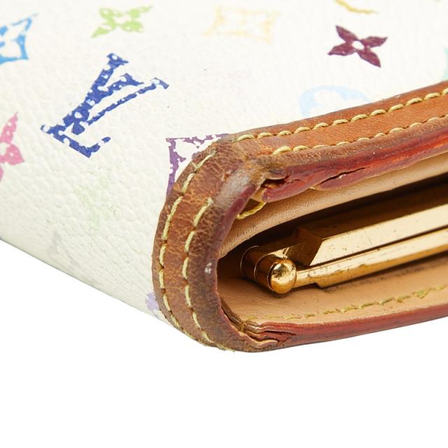 ルイ ヴィトン マルチカラー ポルト モネ ビエ ヴィエノワ 二つ折り財布 M92987 マルチ PVC レザー レディース LOUIS VUITTON 【中古】_4
