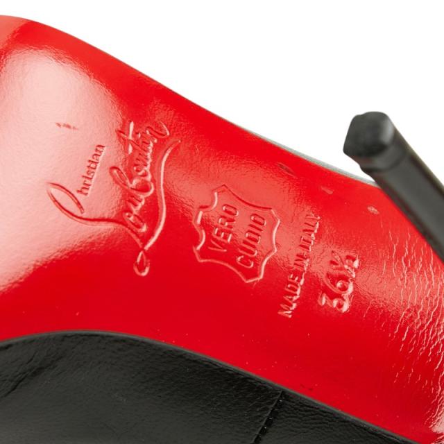 クリスチャンルブタン ポインテッドトゥ パンプス サイズ36 1/2 ブラック パテントレザー レディース Christian Louboutin 【中古】_5