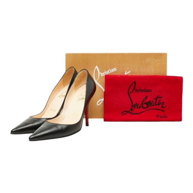 クリスチャンルブタン ポインテッドトゥ パンプス サイズ36 1/2 ブラック パテントレザー レディース Christian Louboutin 【中古】_7