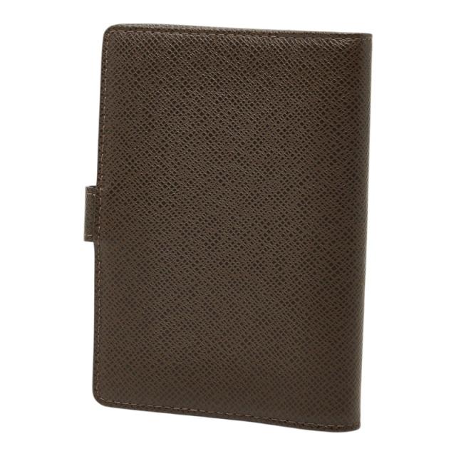 ルイ ヴィトン タイガ アジェンダPM 手帳カバー グリズリ ブラウン レザー レディース LOUIS VUITTON 【中古】_1