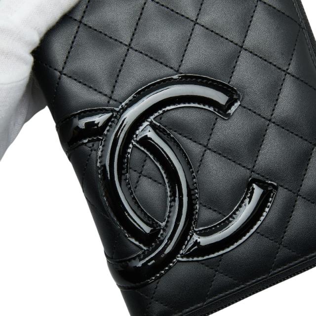 カンボンライン シャネル ココマーク ラウンドジップ 長財布 CHANEL 