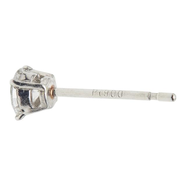 Pt900 プラチナ ダイヤ0.38ct スタッドピアス ピアス レディース 中古_3