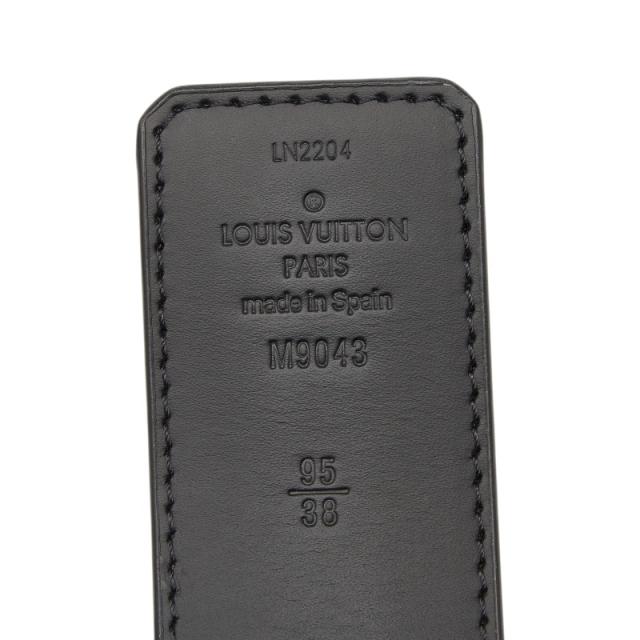 ルイ ヴィトン モノグラム エクリプス ベルト LV イニシャル 40MM リバーシブル サイズ：95/38 M9043T ブラック LOUIS VUITTON 【中古】_3