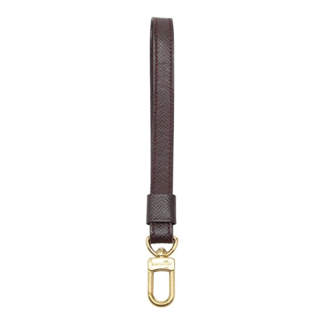ルイ ヴィトン タイガ バイカル 付属品 ストラップ M30186 アカジュ ボルドー ブラウン系 PVC レザー LOUIS VUITTON 【中古】