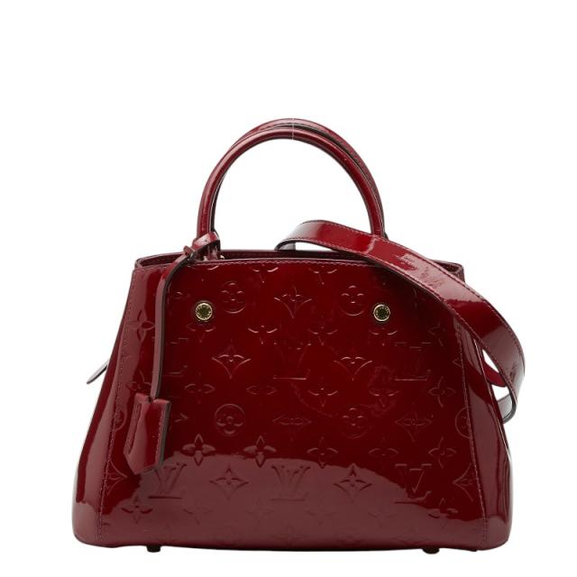 ルイ ヴィトン モノグラム ヴェルニ モンテーニュBB ショルダーバッグ 2WAY M50172 ローズアンディアン LOUIS VUITTON 【中古】