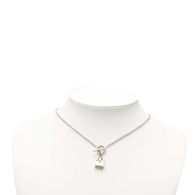 エルメス バーキン アミュレット ネックレス SV925 シルバー レディース HERMES 【中古】_4