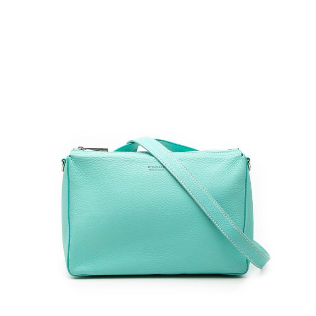 ティファニー ハンドバッグ ショルダーバッグ 2WAY ティファニーブルー レザー レディース TIFFANY&amp;Co. 【中古】