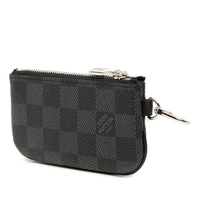ルイ ヴィトン ダミエ トリオ メッセンジャー 付属品 小銭入れ コインケース ブラック PVC メンズ LOUIS VUITTON 【中古】_1