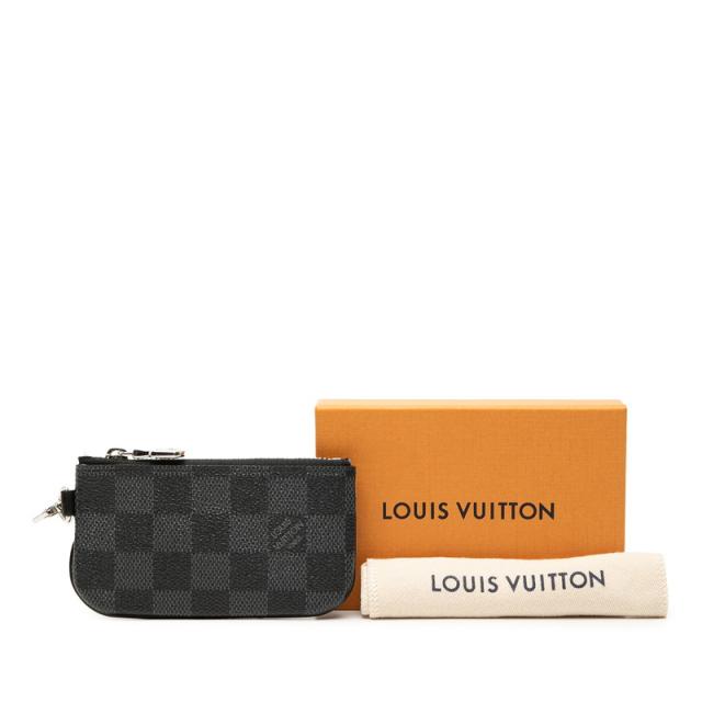 ルイ ヴィトン ダミエ トリオ メッセンジャー 付属品 小銭入れ コインケース ブラック PVC メンズ LOUIS VUITTON 【中古】_5