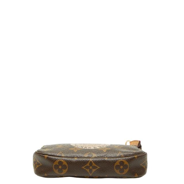 ルイ ヴィトン モノグラム ミニ ポシェット アクセソワール T&B ポーチ ハンドバッグ M60153 ブラウン PVC LOUIS VUITTON 【中古】_2