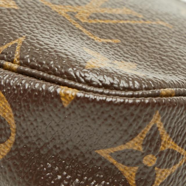 ルイ ヴィトン モノグラム ミニ ポシェット アクセソワール T&B ポーチ ハンドバッグ M60153 ブラウン PVC LOUIS VUITTON 【中古】_3