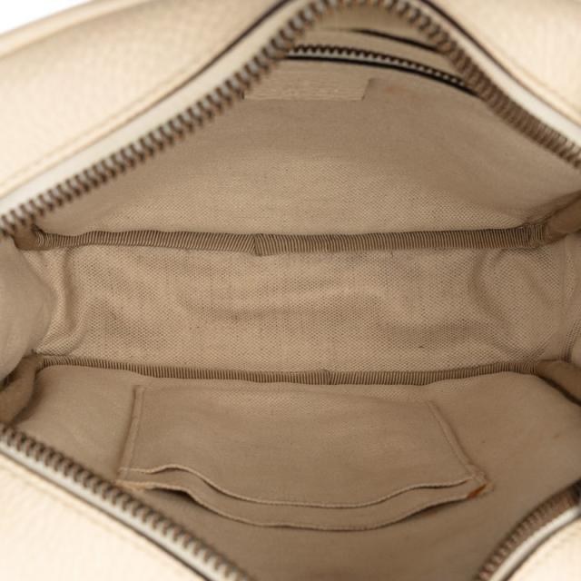 グッチ ロゴプリント ショルダーバッグ 523591 ホワイト マルチカラー レザー レディース GUCCI 【中古】_3