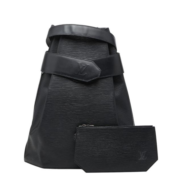 ルイ ヴィトン エピ サックデポールGM ワンショルダーバッグ ハンドバッグ M80155 ブラック レザー レディース LOUIS VUITTON 【中古】