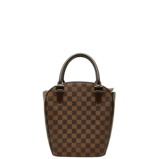 ルイ ヴィトン ダミエ サリアソー ハンドバッグ N51482 ブラウン レザー レディース LOUIS VUITTON 【中古】
