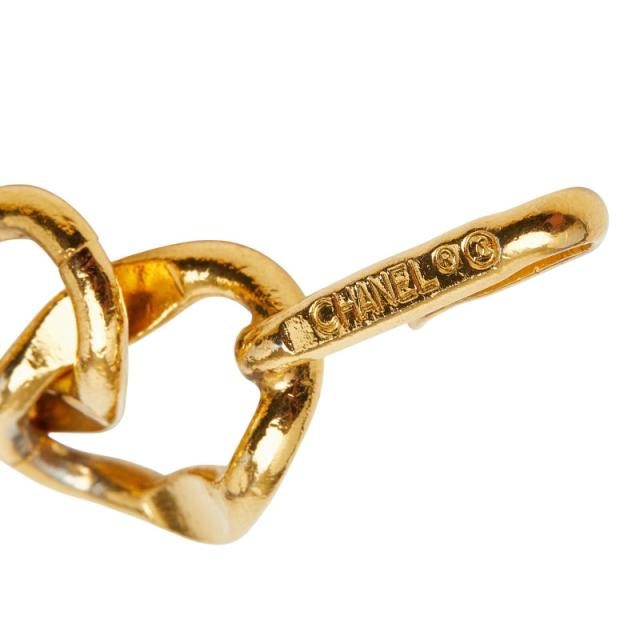 シャネル ロゴプレート チェーンベルト ゴールド メッキ レディース CHANEL 【中古】_1