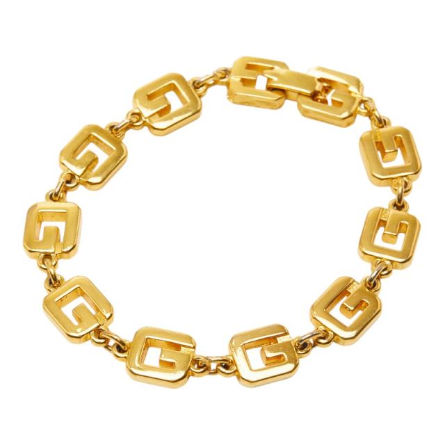ジバンシー Gロゴ ブレスレット ゴールド メッキ レディース Givenchy 【中古】