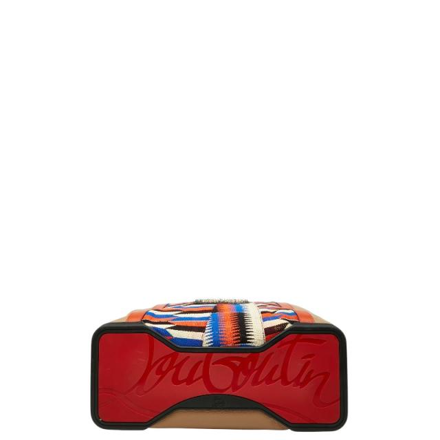 クリスチャンルブタン バッグデイモン ボストンバッグ トートバッグ ベージュ オレンジ マルチカラー Christian Louboutin 【中古】_2