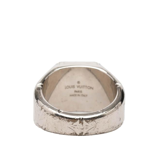 ルイ ヴィトン モノグラム シグネットリング リング 指輪 #Ｌ M62488 シルバー メタル メンズ LOUIS VUITTON 【中古】_2