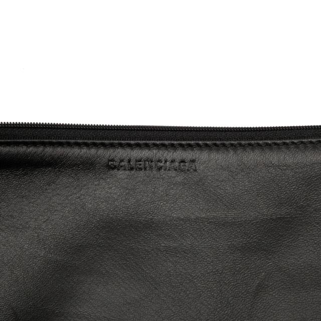 バレンシアガ ロゴ ハンドバッグ クラッチバッグ ブラック マルチカラー PVC レディース BALENCIAGA 【中古】_4