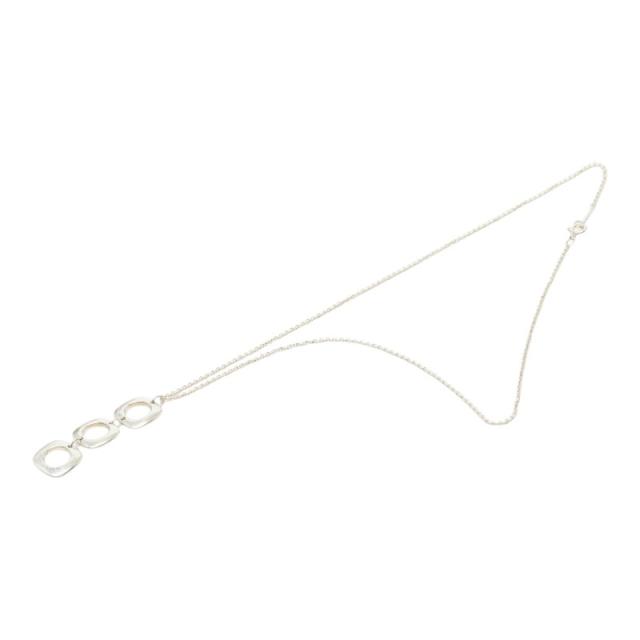ティファニー トリプル スクエア クッション チェーン ペンダント ネックレス シルバー SV925 シルバー レディース TIFFANY&amp;Co. 【中古】_3