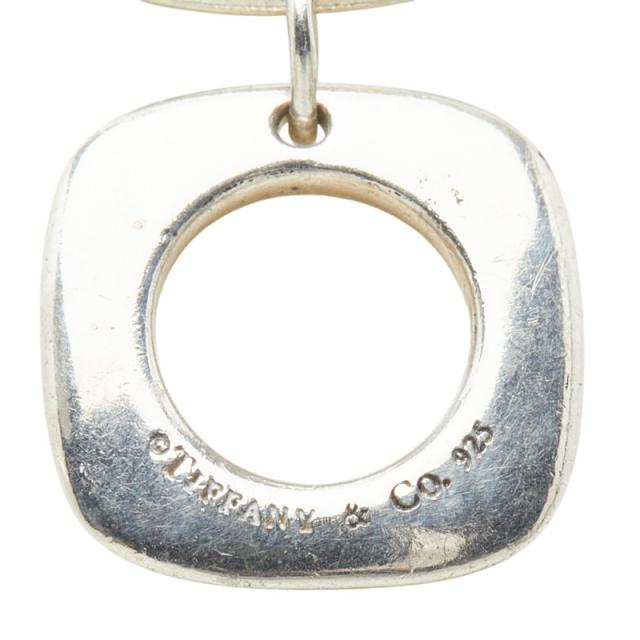 ティファニー トリプル スクエア クッション チェーン ペンダント ネックレス シルバー SV925 シルバー レディース TIFFANY&amp;Co. 【中古】_4