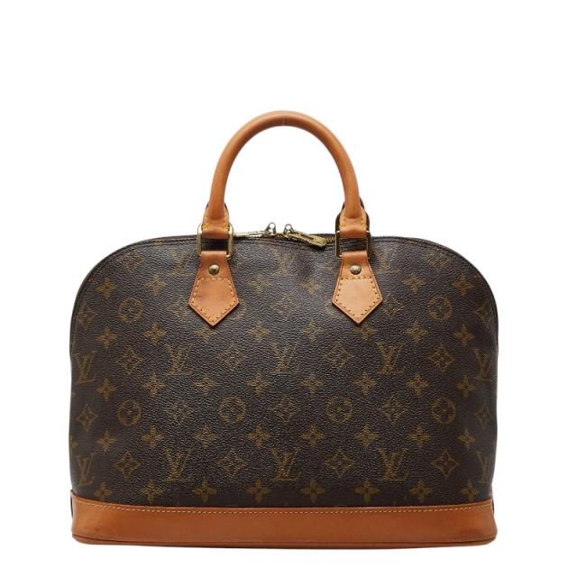 ルイ ヴィトン モノグラム アルマPM 旧型 ハンドバッグ ショルダーバッグ2WAY M51130 ブラウン PVC レザー LOUIS VUITTON 【中古】