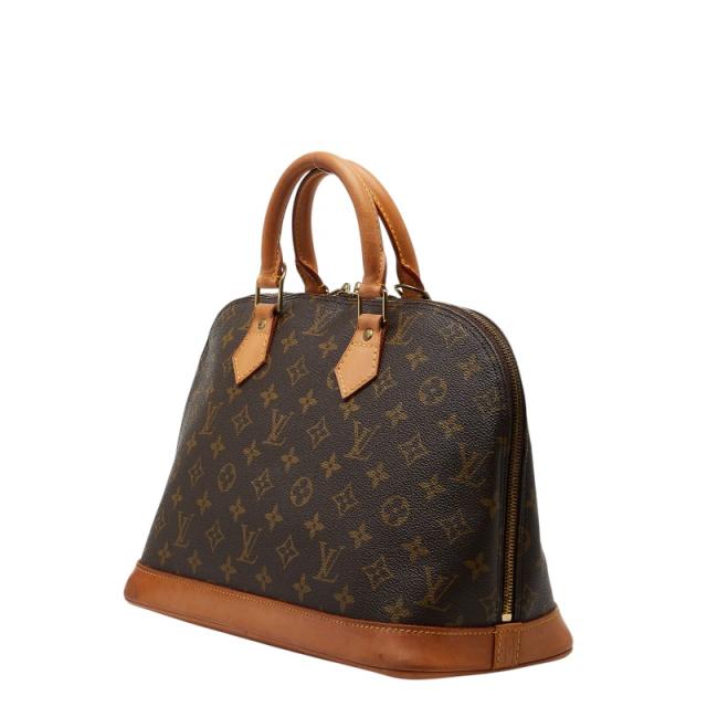 ルイ ヴィトン モノグラム アルマPM 旧型 ハンドバッグ ショルダーバッグ2WAY M51130 ブラウン PVC レザー LOUIS VUITTON 【中古】_1