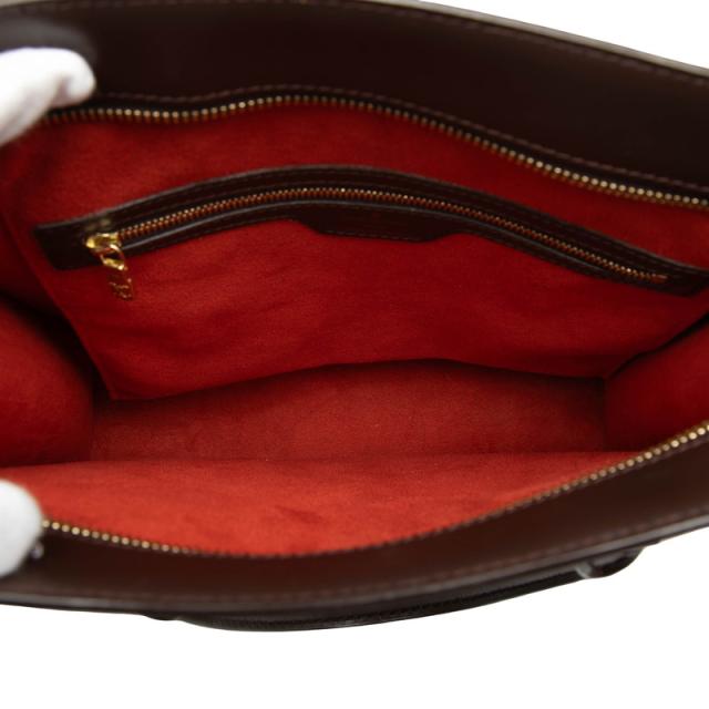 ルイ ヴィトン ダミエ ヴェニスPM トートバッグ ハンドバッグ N51145 ブラウン PVC レザー レディース LOUIS VUITTON 【中古】_3