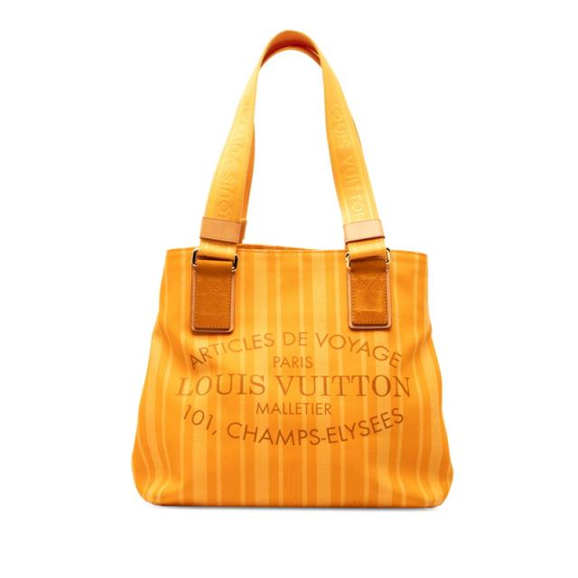ルイ ヴィトン プランソレイユ カバPM トートバッグ ショルダー M94145 ジョーヌパッション イエロー キャンバス LOUIS VUITTON 【中古】