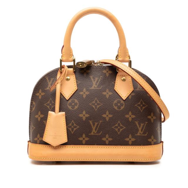 ルイ ヴィトン モノグラム アルマBB ショルダーバッグ ハンドバッグ 2WAY M46990 ブラウン PVC レザー レディース LOUIS VUITTON【中古】