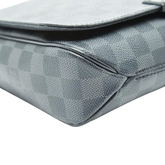 ルイ ヴィトン ダミエ グラフィット ディストリクトPM 斜め掛け ショルダーバッグ N41260 グレー PVC メンズ LOUIS VUITTON 【中古】_4