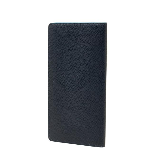 ルイ ヴィトン タイガ ポルトフォイユ ブラザNM 長財布 M30387 ブルーマリーヌ ブルー レザー メンズ LOUIS VUITTON 【中古】_1