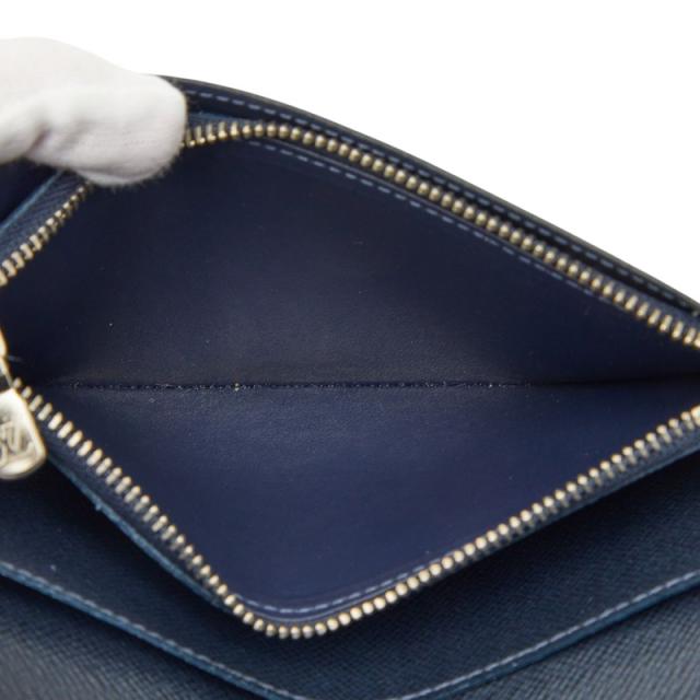 ルイ ヴィトン タイガ ポルトフォイユ ブラザNM 長財布 M30387 ブルーマリーヌ ブルー レザー メンズ LOUIS VUITTON 【中古】_5